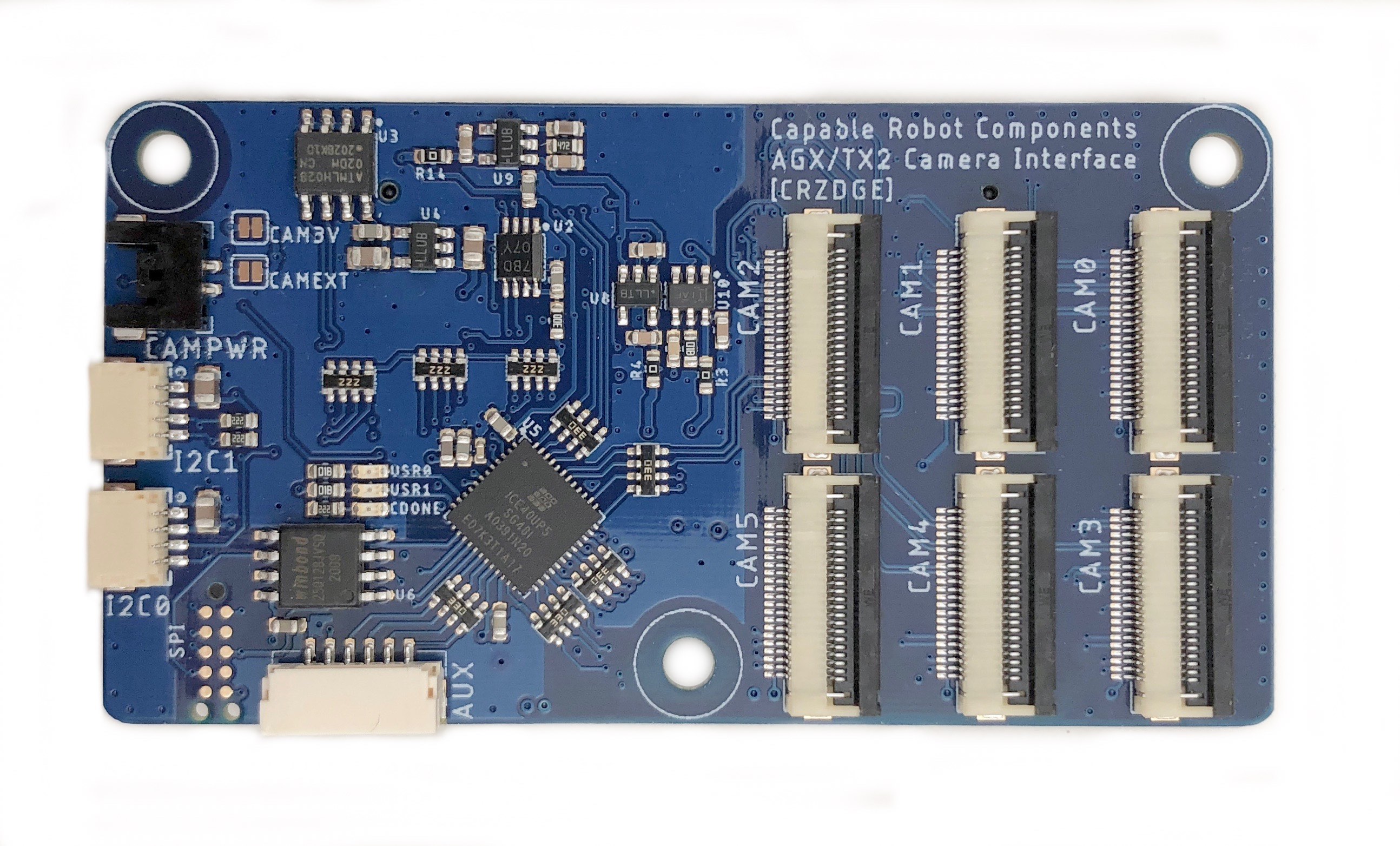 Top side of the Camera Interface